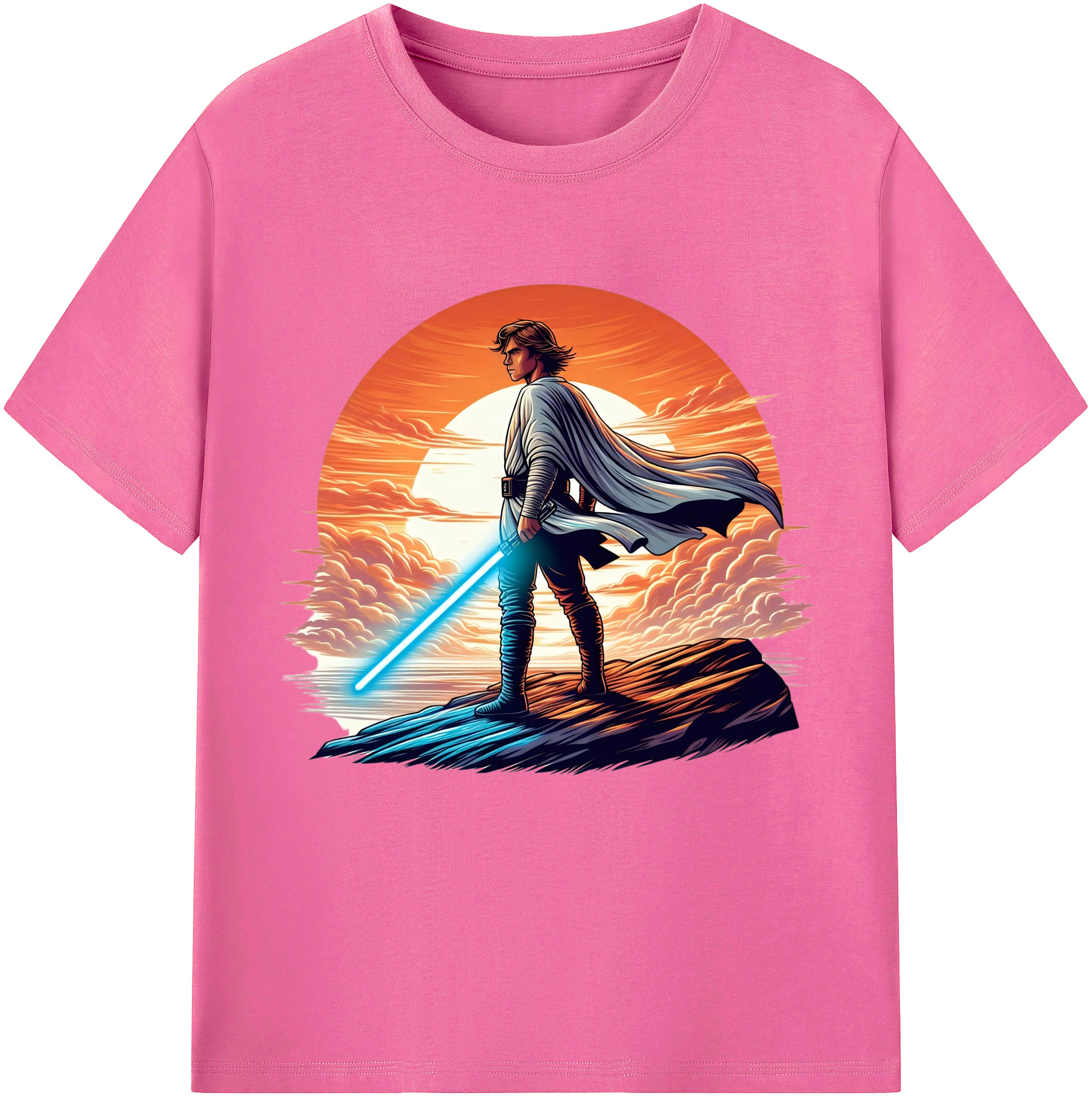 （画像用） スター・ウォーズ Star Wars レディースカジュアルプリントTシャツ（綿100％）